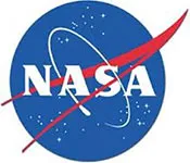 Het logo van NASA, waar traagschuim zijn bijnaam aan dankt